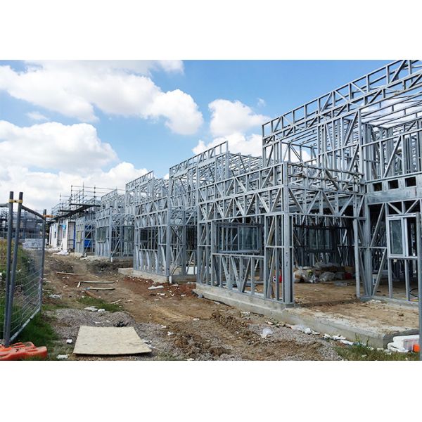 Modern Prefabricated Villa Manufactured Home Prefabricated Light Steel Frame House Building