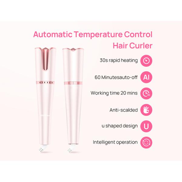 Портативный автоматический электрический Curler волос 50/60Hz Multiscene Antiscald