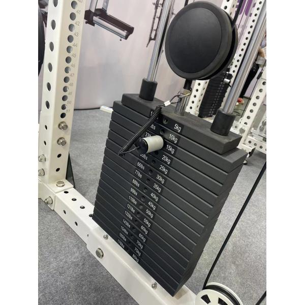 Commercial Multi Function Steel Power Rack Gym Fitness Equipment With Pin Loaded Strength Training Machines For Full Body Workout
