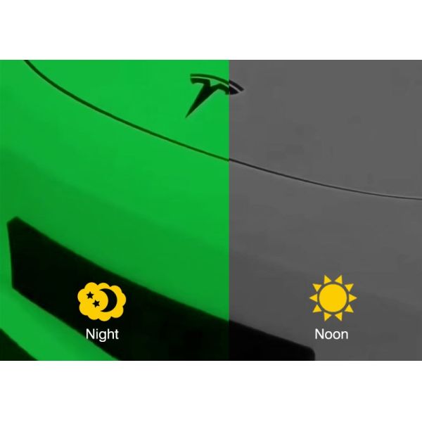 Dry Wet Installation Anti Stain TPU Color PPF fluorescence Green light luminescence TPU white to green photochromism Car Wrap Paint Protection Film
