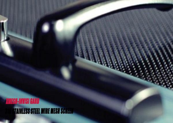 Powder Coated Black Fly Screen Mesh T 316, Inoxidável Insect Mesh Roll