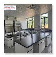 Taille professionnelle Blanc Chimique Lboaratory Meubles de laboratoire bancs muraux avec un design moderne pour des performances exceptionnelles