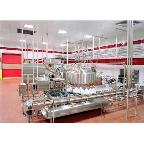 Raw Milk Production Line From A to Z Complete Glass Bottle / PE Bottle