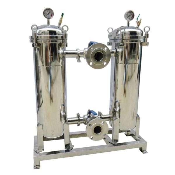 Tratamiento del agua Acero inoxidable 304/316L Casilla de filtro de agua con sello de silicona Tipo