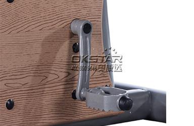 outdoor wooden fitness equipment--WPC body strong fitness equipment outdoor gym exercise bike
