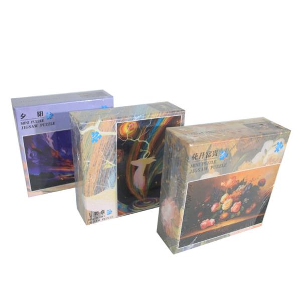 Игра головоломки дизайна мультфильма мозаики оптового OEM изготовленная на заказ бумажная