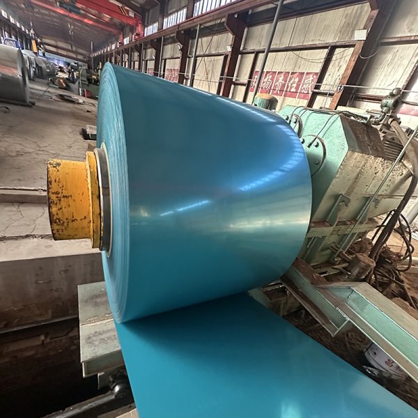 Custom Thickness 0.6–1.2mm Galvanized Colour Coated Steel Coils Zinc Coated Durable Material For Industrial Roofing