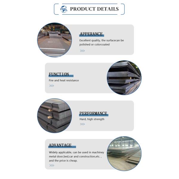 A106 S235 S275 S295 1023 Carbon Steel Sheet SS OEM