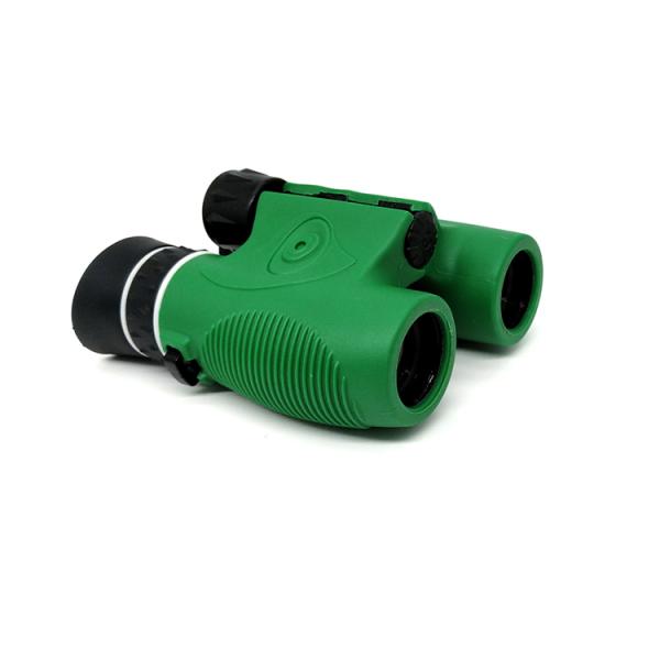 10x22 Outdoor Children's Toy Binoculars Green Food Grade PVC