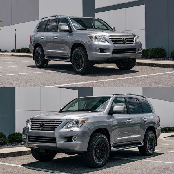 High Quality Body Kit 2008 Upgrade 2012 Front Bumper Rear Bumper Grill Fog Lamp Bumper for Lexus LX570 2008-2012