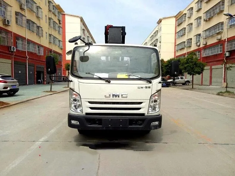 Mobile Aerial Work Truck 20m 22m 24m Telescopic Boom Lift Truck