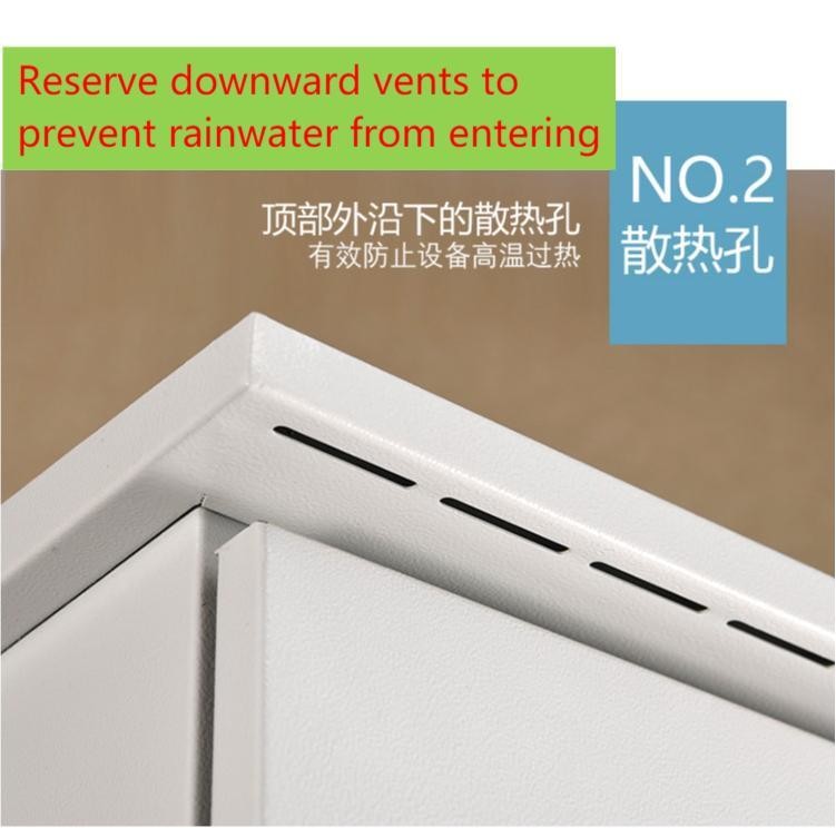 Customized Logo 42u SPCC Cold Rolled Steel Outdoor Waterproof Network Server Cabinet