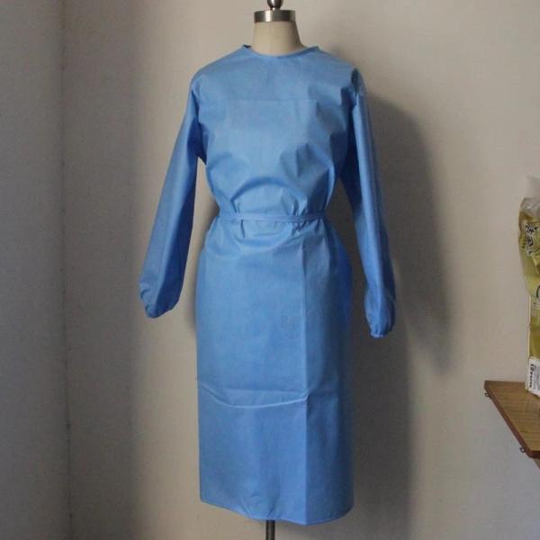 Fluid Resistant Antivirus Protective Disposable Isolation Gowns