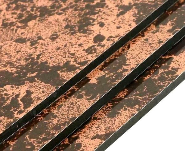 Bens altos compostos de mármore de alumínio à prova de fogo 1570mm do painel 3mm