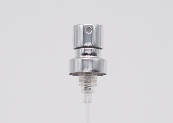 da bomba 15mm cosmética do pulverizador da garrafa de perfume do friso de 13mm prata brilhante com colar da etapa