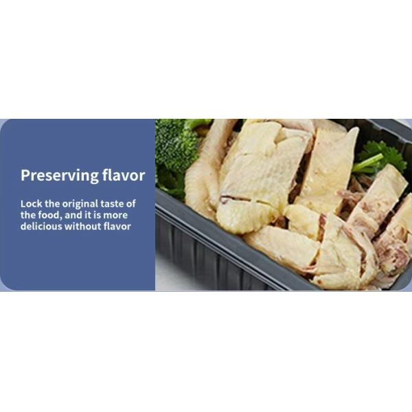 Food Preservation Master Hot Meal Tray Sealing Machine Fast Food Tray Lunch Box Sealing Packaging Machine