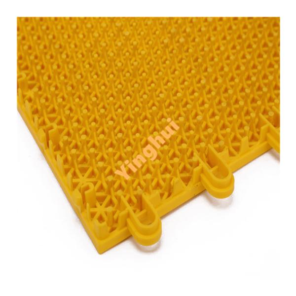 Customized Triangle Grid FIBA Approved Tiles 25x25cm Tennis Court Flooring Tiles