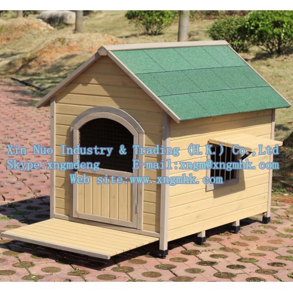 Wooden dog house, wooden kennel, wooden kennel, a waterproof wooden dog house