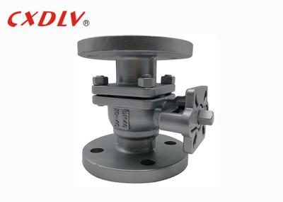 High Mounting Pad Stainless Steel Flanged Ball Valves Two Piece Investment