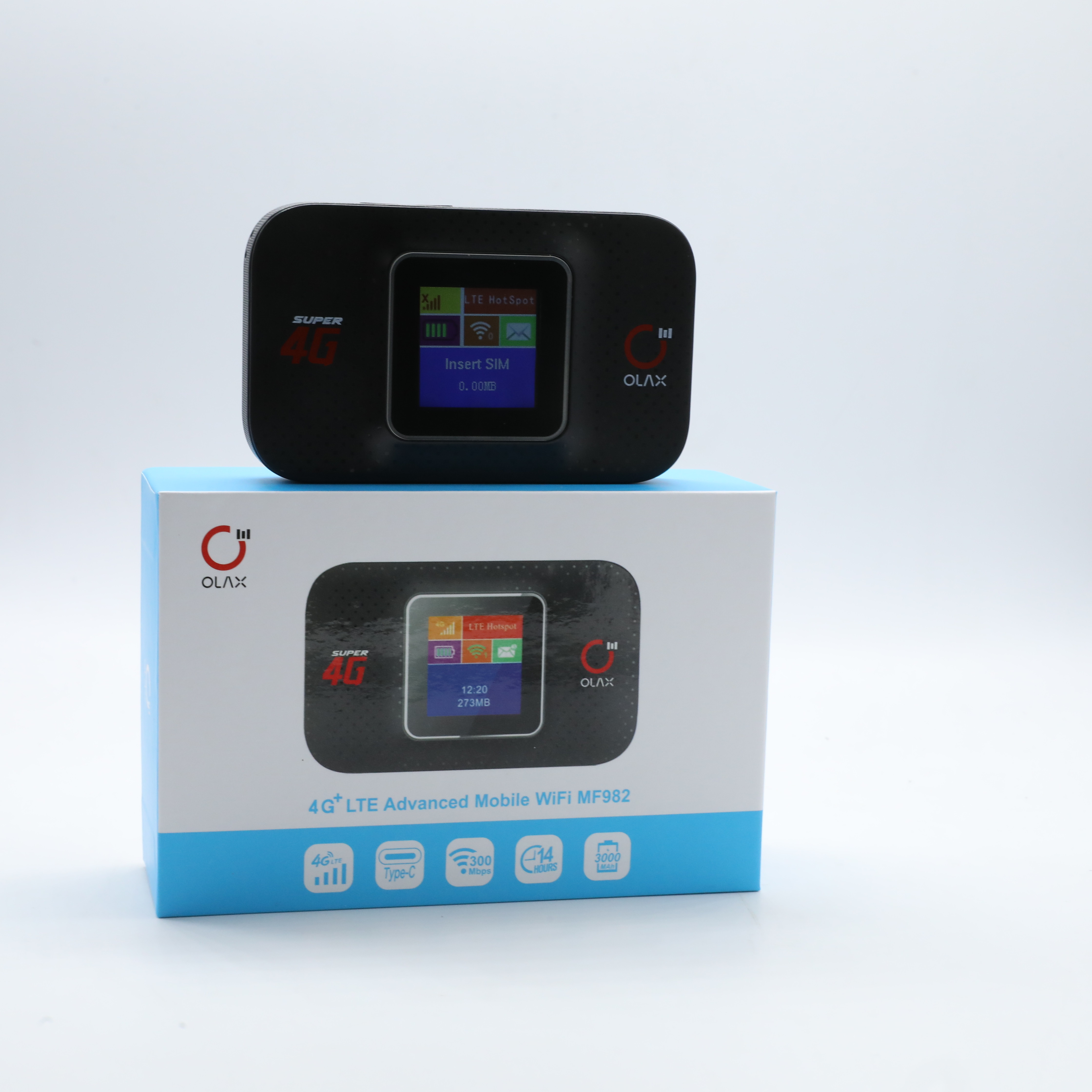 OLAX MF982 Pocket Wifi Mobile 4G LTE 3000mah Hotspot Router Фабричный беспроводный Wi-Fi ретранслятор