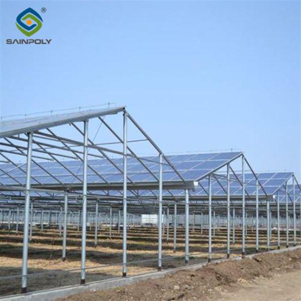 Strong Metal Frame Greenhouse Automatic Systems  Solar Energy Green House