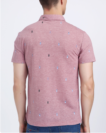 Black Bamboo Cotton Tee Shirts , Custom Printing Golf Polo T Shirts With Pattern