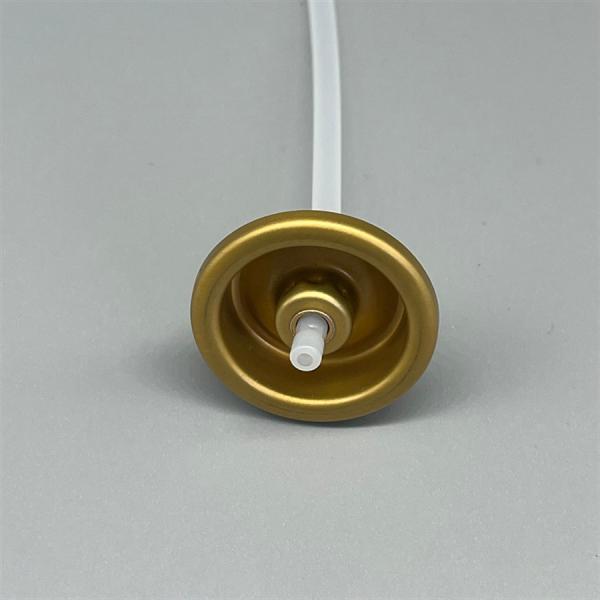 Compact Deodorant Body Spray Valve with Actuator for Travel-Sized Products with Leak-Proof Seal