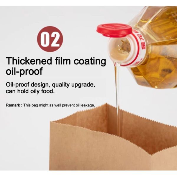 Oil Proof Disposable Food Packaging Hamburger Bread Takeaway Storage