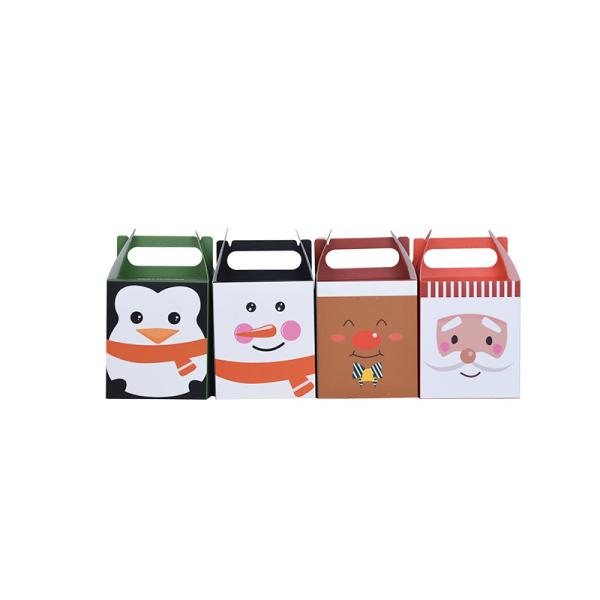 Christmas Apple Favor Gift Candy Chocolate Folding Paper Box Luxury Cardboard