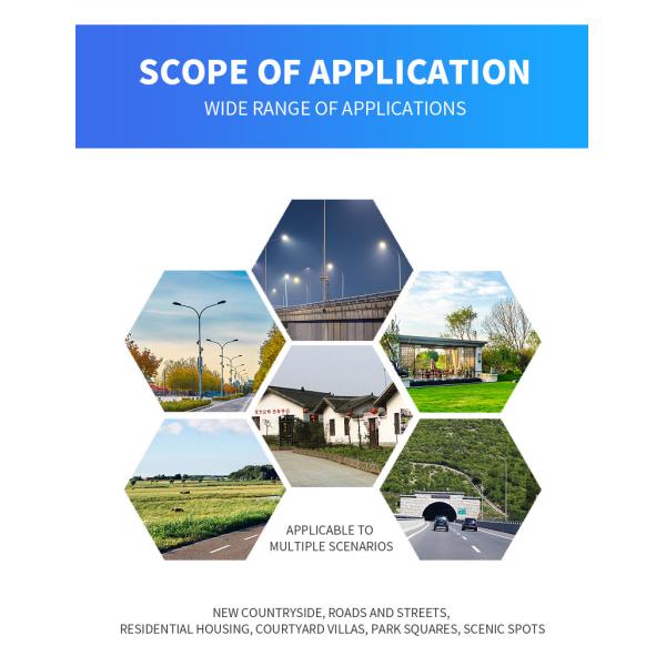 30w 40w 60w 50 Watt AC Led Street Light Fixture Die Cast Aluminum 63Cm