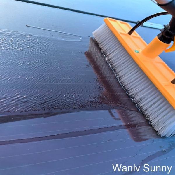 55 Cm Width Brush Head Manual Clean Type Water Powered Cleaning Brush for Solar Panel