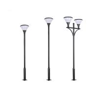 Outside Waterproof Solar Pillar Light Lamp Landscape Post Garden Outdoor 9000K