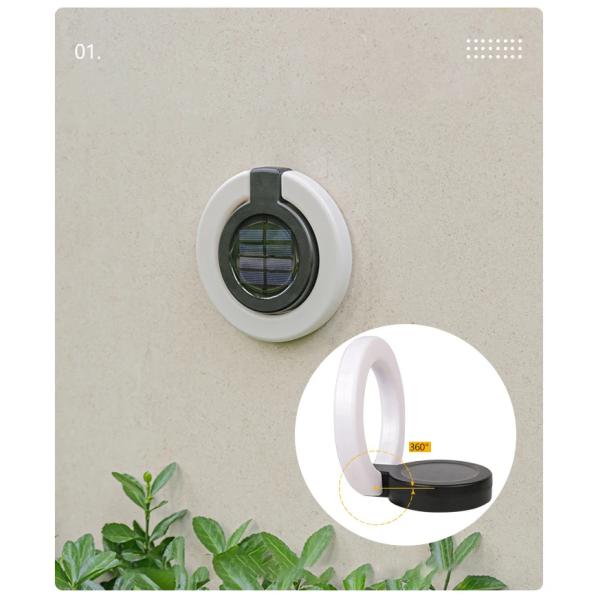 Led Solar Steet Light 17 Led Foldable Wall Lights For Home Outdoor Exterior Wall Mounted