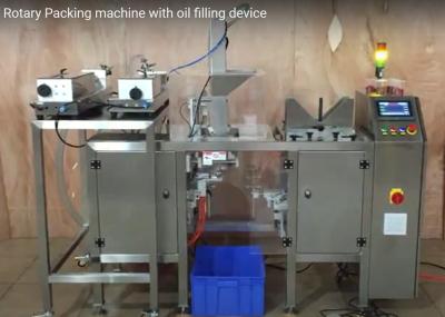 automóvel de 0.5L 60WPM que pesa a máquina de enchimento e de selagem, máquina de envolvimento do saco