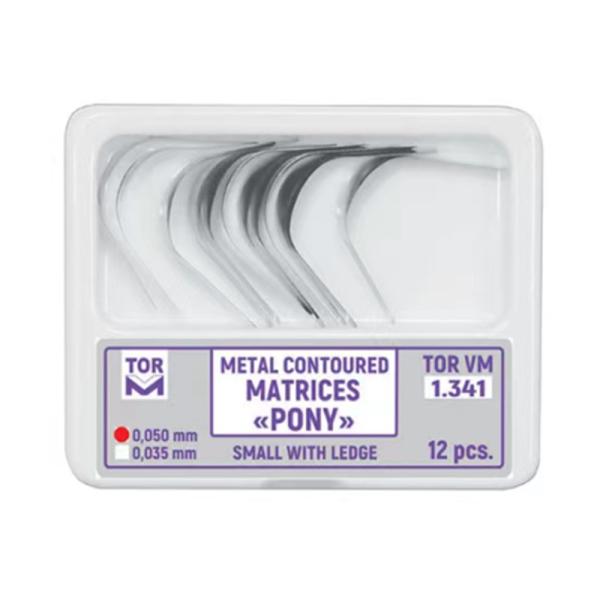 TOR VM Dental 1.340 METAL Contoured MATRICES Kit with Slot Springclip and Shelf Life 2 years