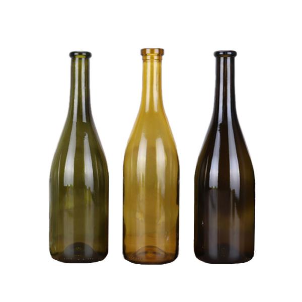 500ml Burgundy Wine Bottles - Amber Glass UV Protection, 30mm Neck, Custom Label Ready Bulk Orders