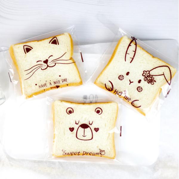 Сумка упаковки хлеба пользы BOPP фабрики пластиковая 60-200 микронов