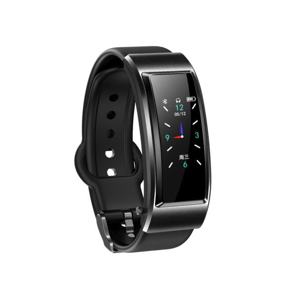 Auriculares 90mAh 0.96in de Smartwatch Earbuds BT do punho dos esportes da chamada de B6S
