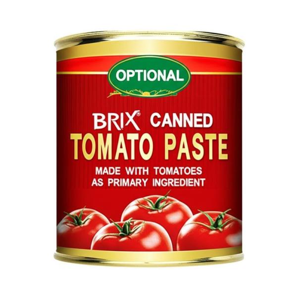 Optional Brix Canned Tomato Paste Made with Tomatoes as Primary Ingredient