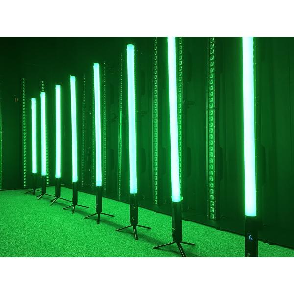 Outdoor Pixel Tube 72W Battery Operated LED Tube Light with Charging Case