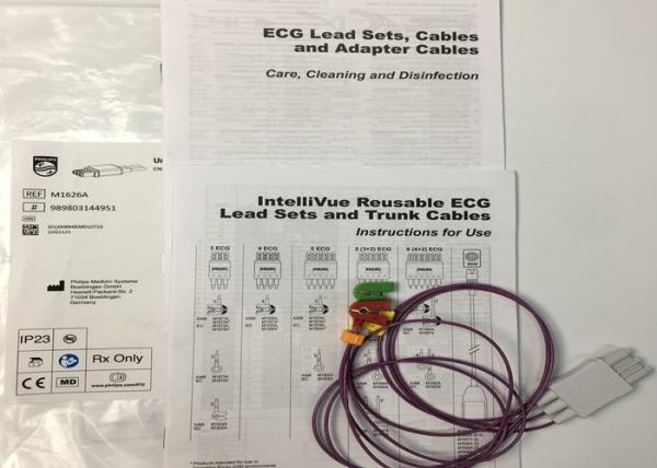 M1626A Interllivue Reusable ECG Lead Set Cables For Hospitals Clinics