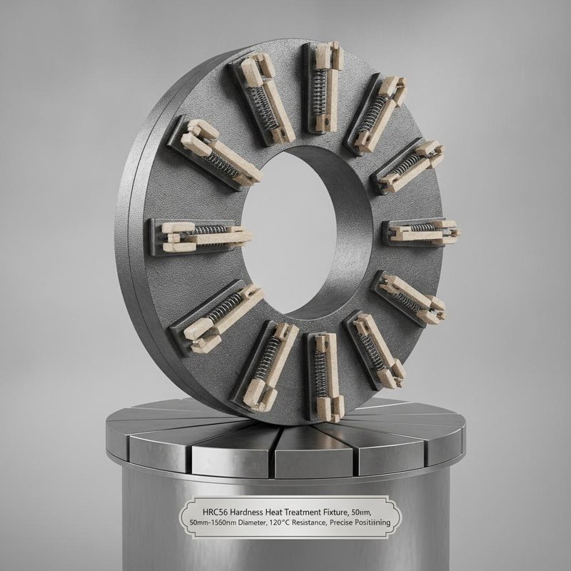 HRC56 Hardness Heat Treatment Fixture with 50mm-1500mm Diameter and 1200°C Heat Resistance for Precise Positioning