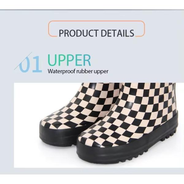 Custom Print Family Collection Gumboots Kids Mother 100% Waterproof Rubber Rain Boots For Children And Mum