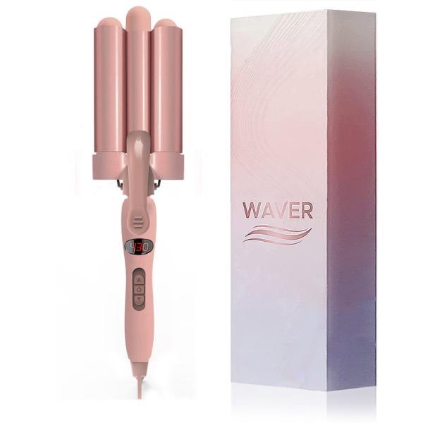 Дисплей температуры LCD волосы 3 бочонков колеблет для Beachy Frizz свободные волны