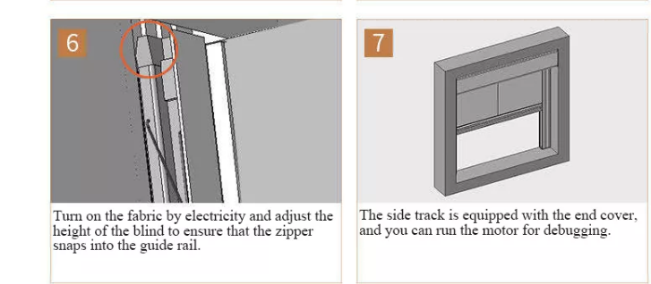 Hot Sales Motorized Spring Windproof Zip Blinds for Patio & Balcony Manual Auxiliary Lifting Roller Blind