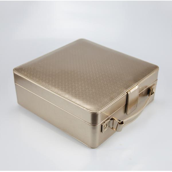 Зеркала макияжа OEM коробка кожаного косметическая упаковывая для хранения щетки