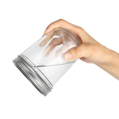 o iogurte das garrafas do armazenamento do vidro da prova do escape 10oz 4 onças estofou Mason Jars Bulk