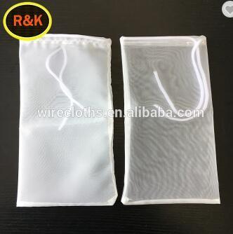 Biodegradable / Ultrasonic Welding Nylon Rosin Bags White Color With String
