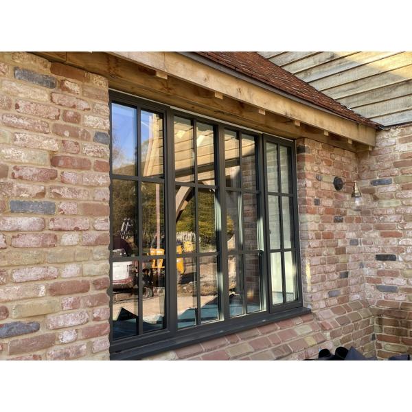 Thermal Break Aluminum Alloy Casement Windows With 1.8mm Wall Thickness