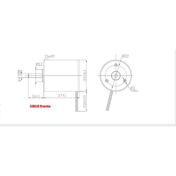 Мотора Dc 48 вольт вращающий момент безщеточного высокий для Endoscope робота дистанционного управления